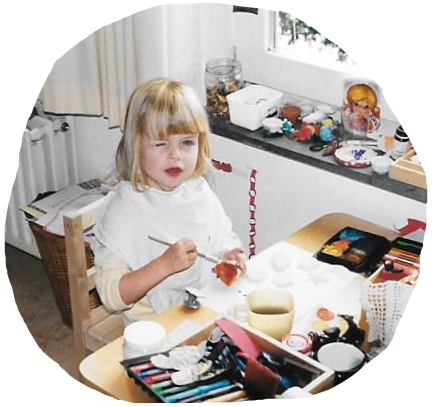 kinderfoto van Marit Mulder